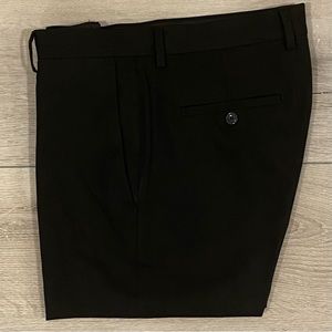 Kenneth Cole Reaction Men’s Slim Fit Flat Front Pants, Black, Size 32/30., Used